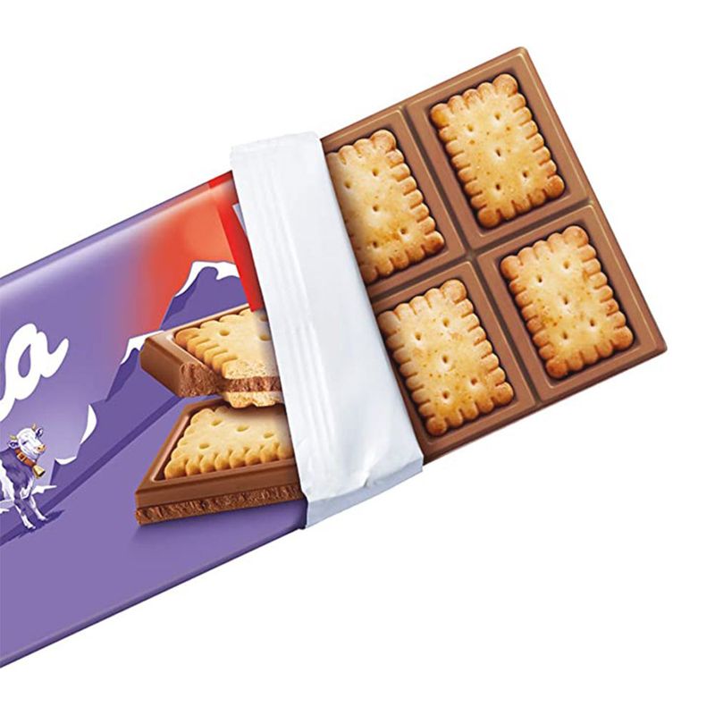 Tablete de Chocolate Lu Sandwich 87g - Milka - Doce Malu