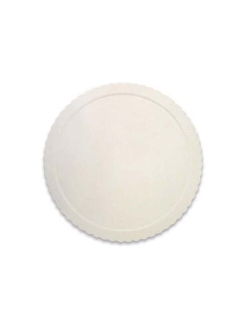 Prato Plano Cake Board Branco Redondo 21cm - Ultrafest