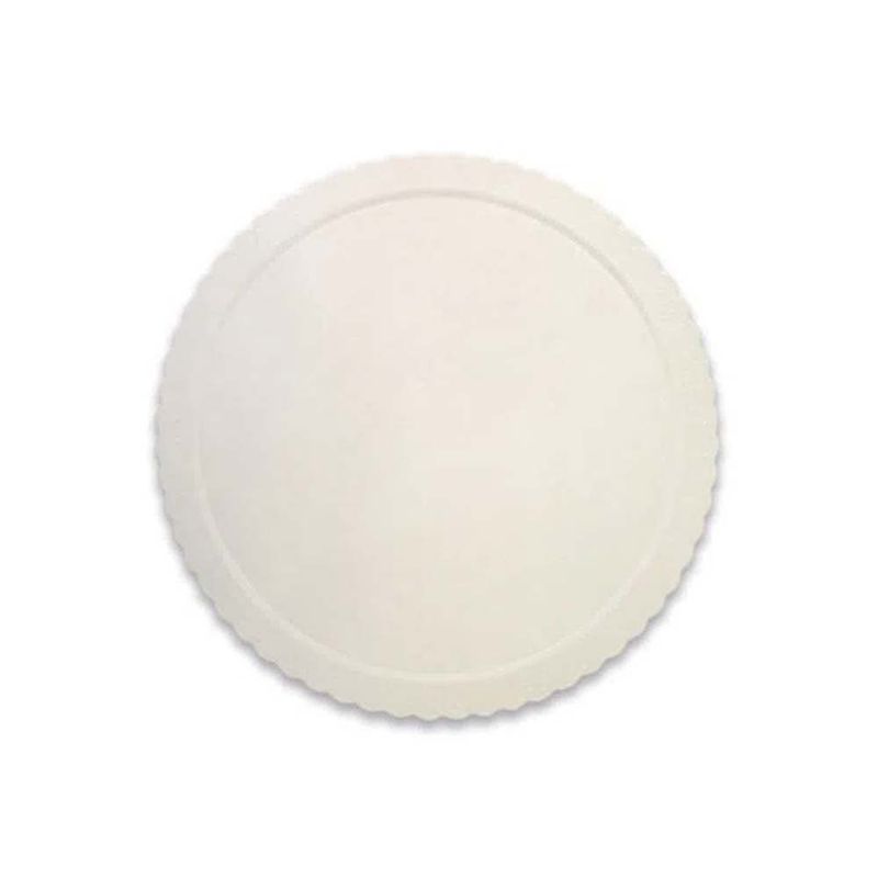 Prato-Plano-Cake-Board-Branco-Redondo-21cm---Ultrafest