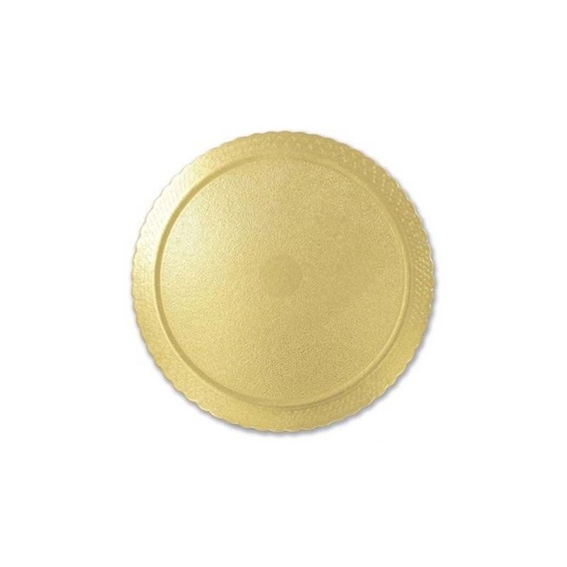Prato-Plano-Cake-Board-Ouro-Redondo-21cm---Ultrafest