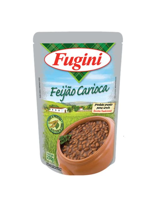 Feijão Carioca em Conserva Sachê 250g - Fugini