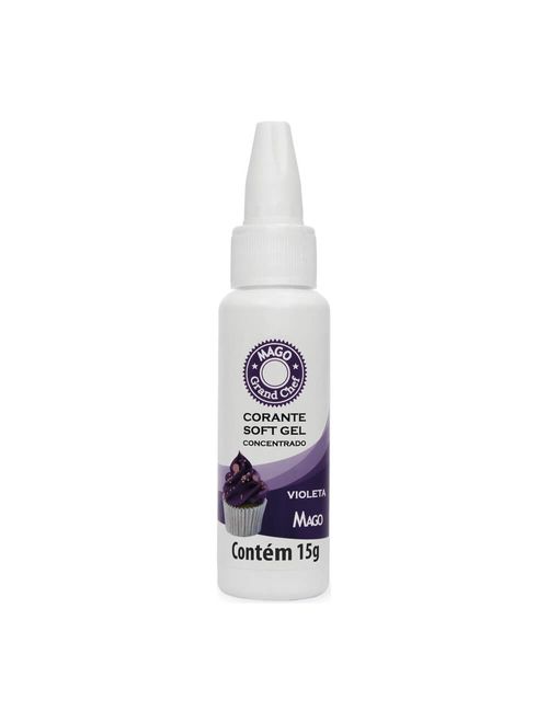 Corante Soft Gel Concentrado Violeta 15g - Mago