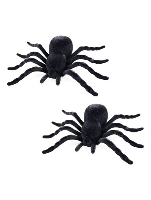 Halloween Aranha Decorativa Veludo c/2 - KLF