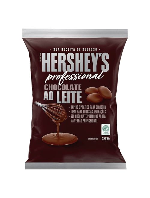 Gotas de Chocolate Ao Leite 2,01kg - Hersheys Professional