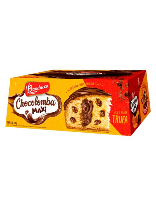 Colomba Pascal Recheada Sabor Trufa 650g - Bauducco