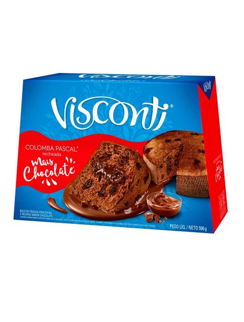 Colomba Pascal Mais Chocolate 500g - Visconti