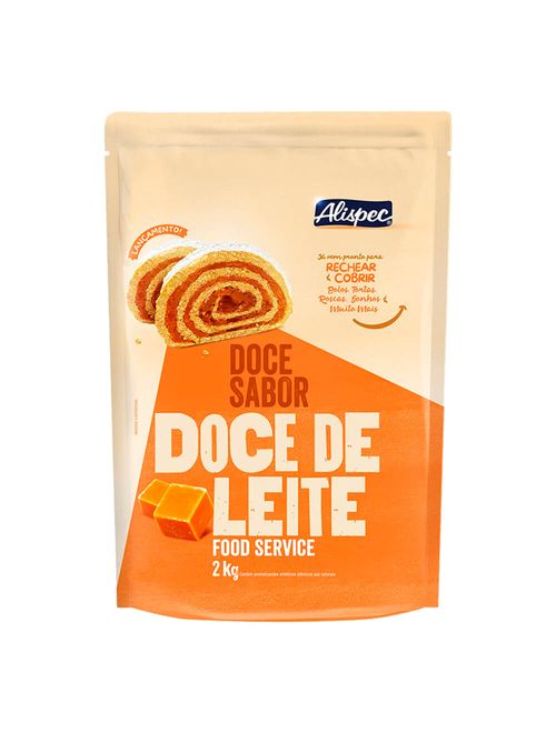 Doce Cremoso Sabor Doce de Leite Pouch 2kg - Alispec