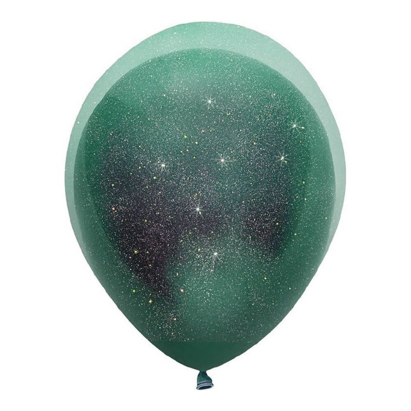 Balao-Double-Mix-Glitter-Verde-Tamanho-10-c-12---Balloontech