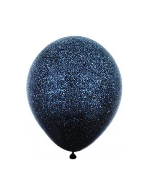 Balão com Glitter Azul Dark Tamanho 10 c/12 - Balloontech