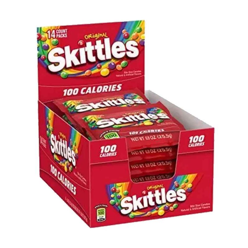 Bala Skittles Original Caixa 38g c/14 - Doce Malu