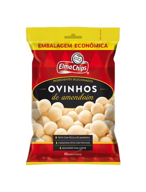 Ovinho de Amendoim 400g - Elma Chips