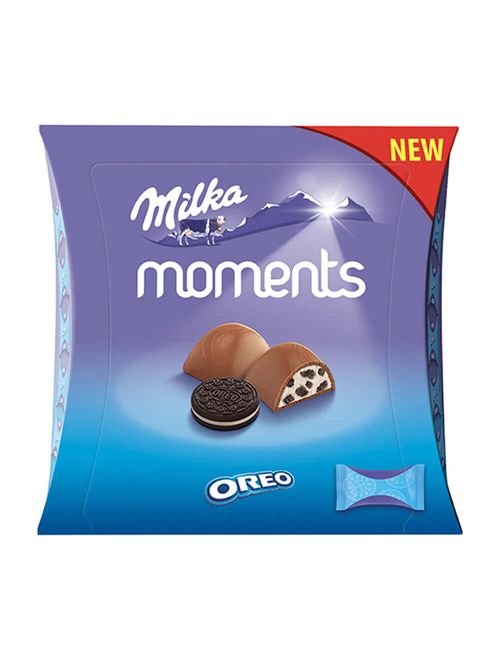 Bombons Recheados Milka Moments Oreo 92g