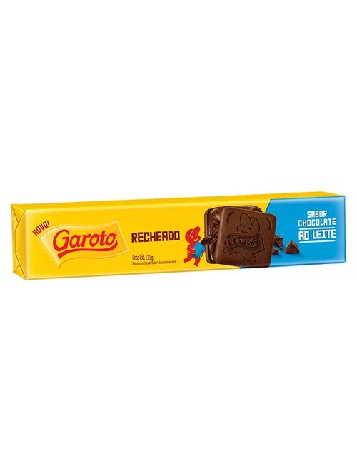 Biscoito Recheado Chocolate 130g - Garoto