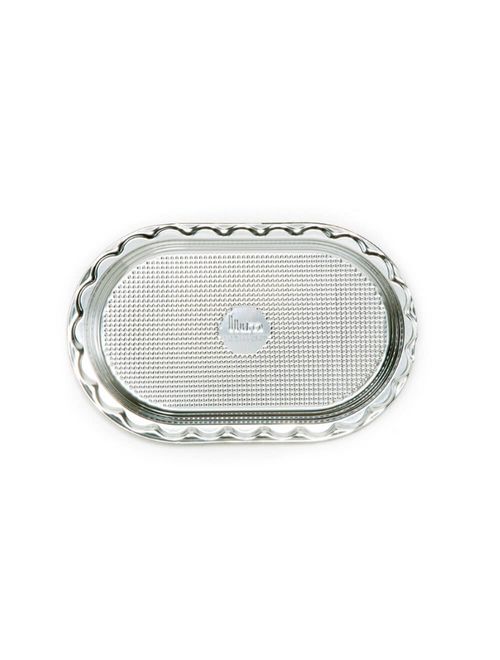Base Oval para Mini Porções Prata i11 c/10 - Ilum
