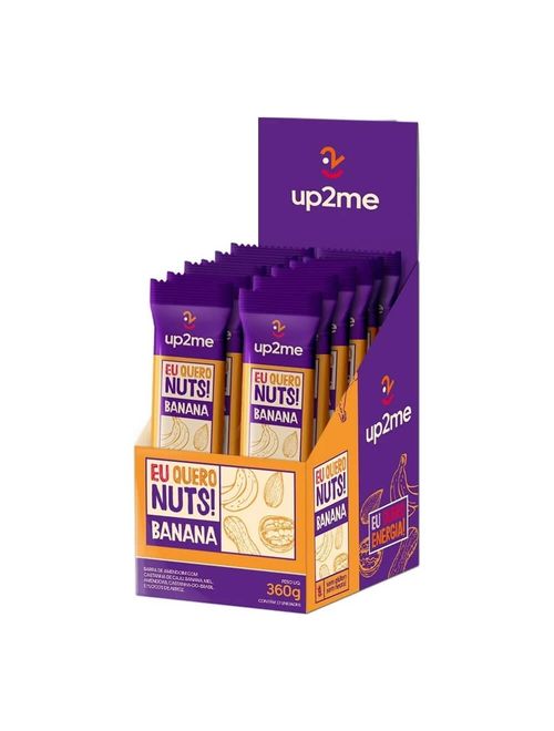 Barra de Nuts Banana c/12 - Up2me