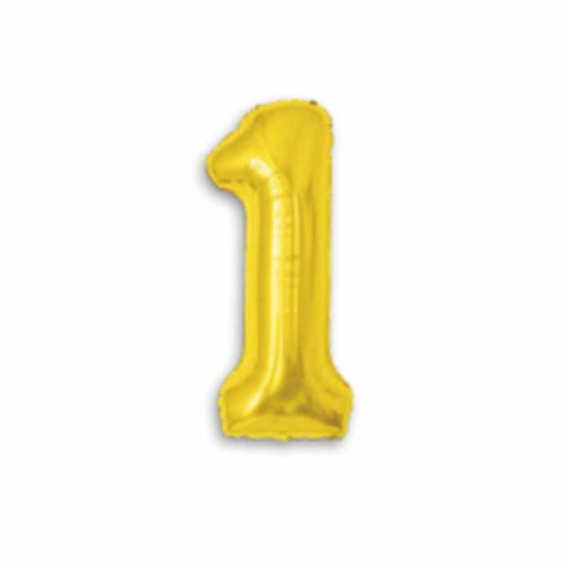 Balao-Metalizado-16----40cm-Ouro-Numero-1---Make