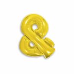 Balao-Metalizado-16----40cm-Ouro-Simbolo-----Make
