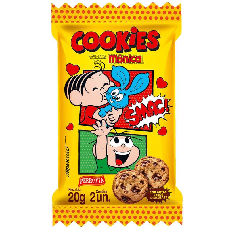 Cookie-Turma-da-Monica-Gotas-de-Chocolate-20g---Perrotta