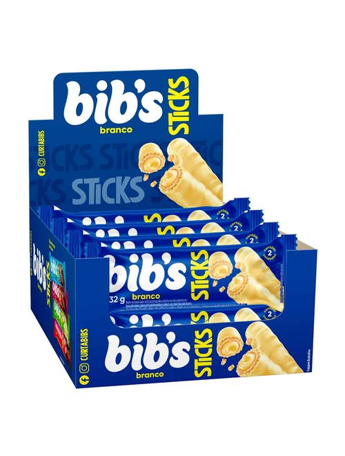 Chocolate Bibs Stick Branco c/16 - Neugebauer