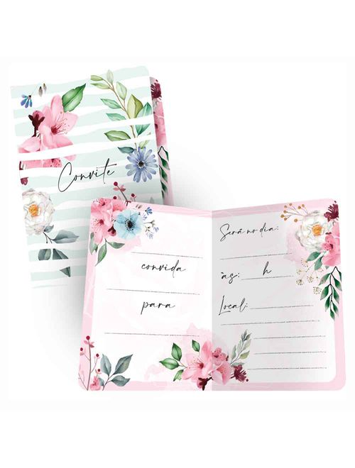 Floral Convite C/12 - Regina