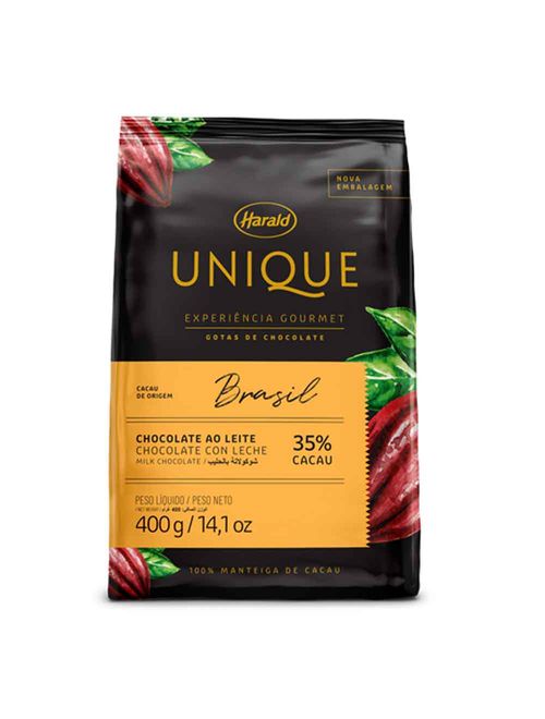 Gotas de Chocolate Brasil Ao Leite 400g - Harald