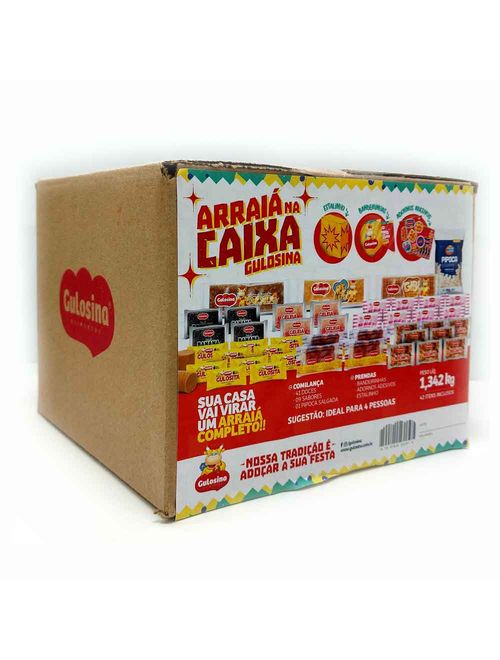 Arraiá na Caixa Doces Sortidos 42 Itens - Gulosina