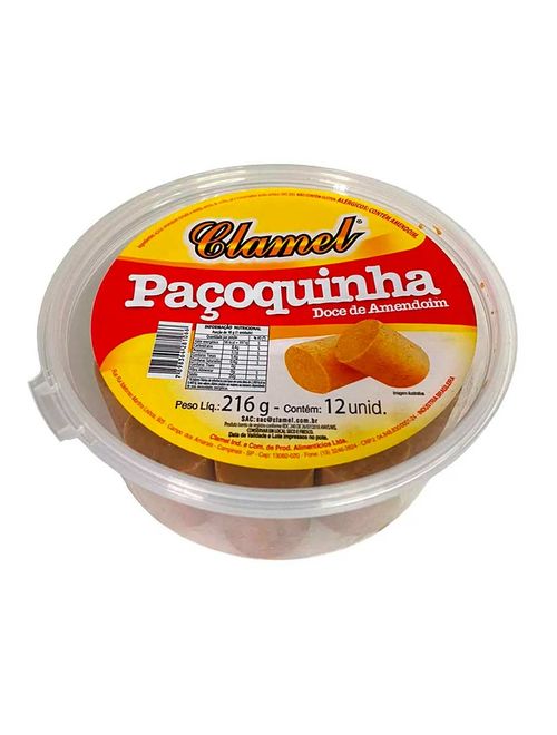 Paçoquinha Rolha c/12 - Clamel