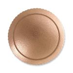 Prato-Plano-Cake-Board-Ouro-Rose-Redondo-32cm---Ultrafest