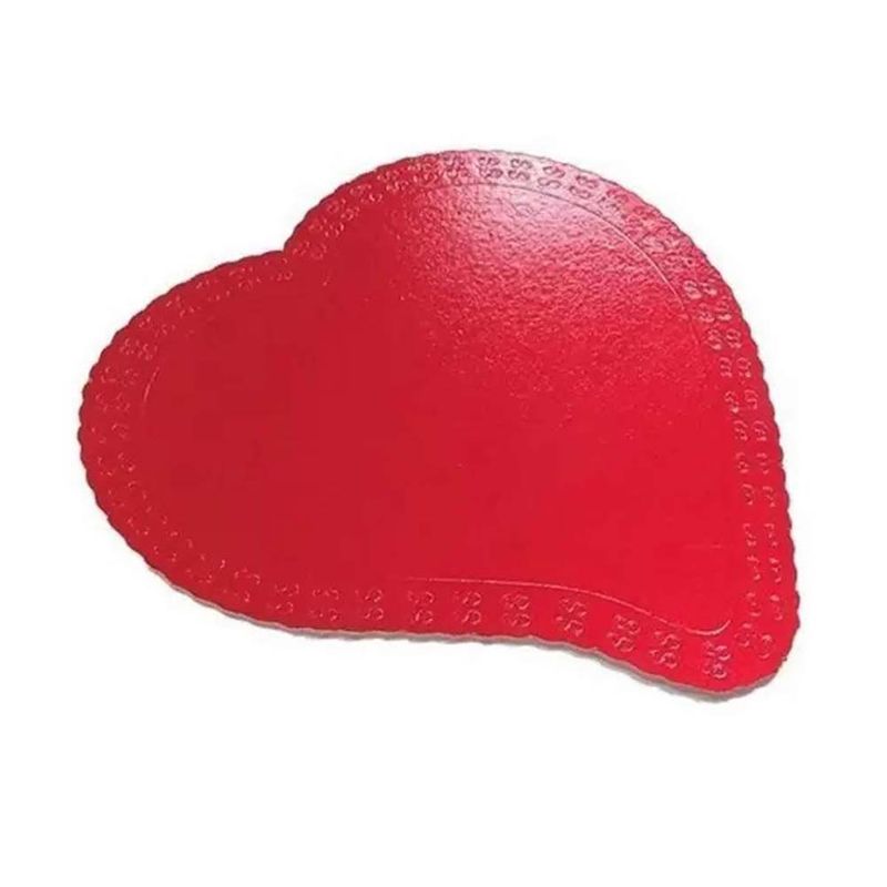 Prato-Coracao-Cake-Board-Vermelho-32cm---Ultrafest