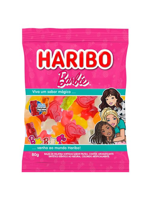 Bala de Gelatina Barbie Frutas 80g - Haribo