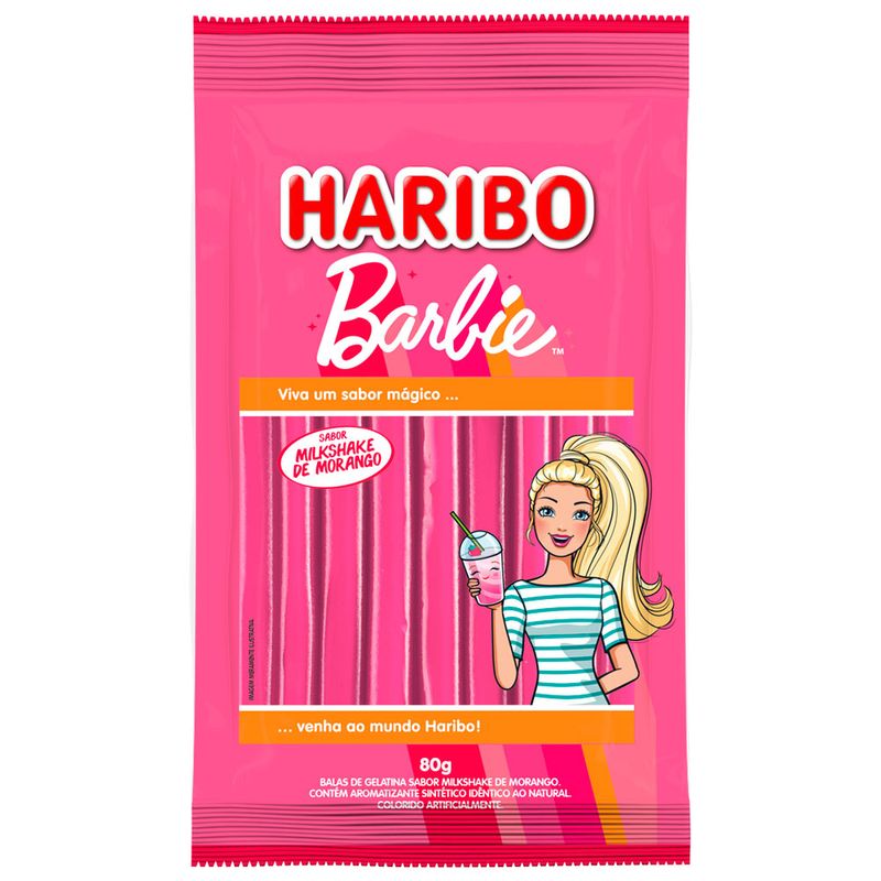 Bala-de-Gelatina-Sticks-Barbie-Milkshake-de-Morango-80g---Haribo