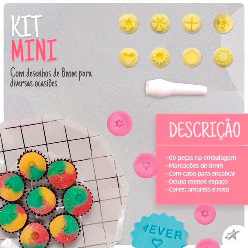 Kit-Carimbo-para-Doces-Mini-Formas-c-9---Blue-Star