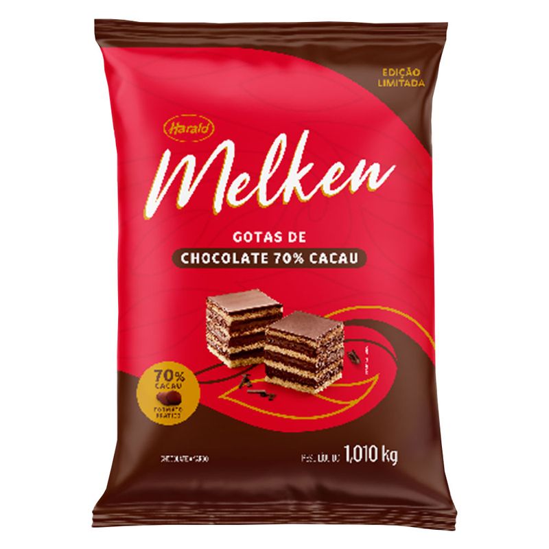 Gotas-Chocolate-Melken-Amargo-70--Cacau-105kg---Harald