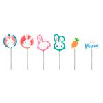 Pick-Decorativo-Pascoa-Coelhinhos-c-12---Cromus