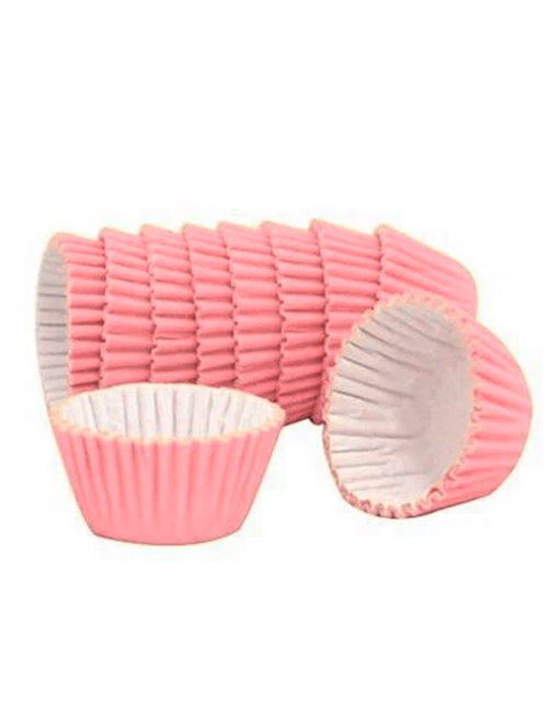 Forminha Lisa para Doces Rosa No 6 c/100 - Reiki