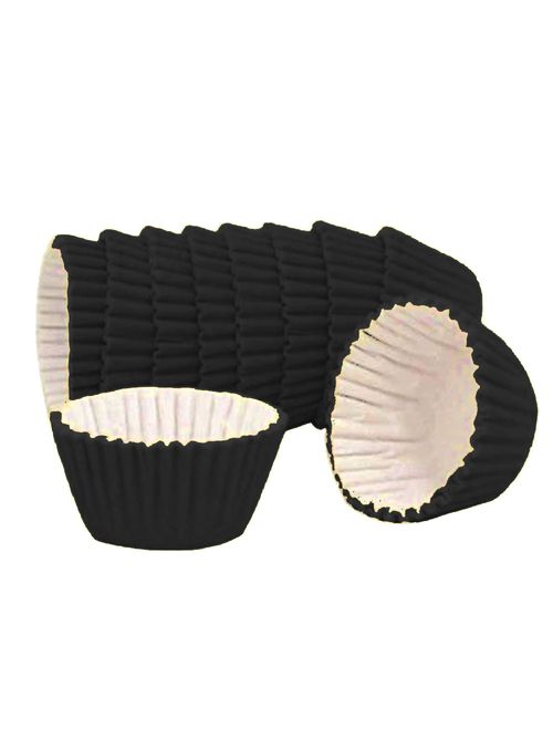 Forminha Lisa para Doces Preta No 6 c/100 - Reiki