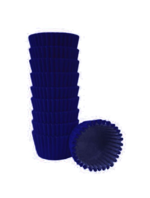 Forminha Lisa para Doces Azul Royal No 5 c/100 - Reiki