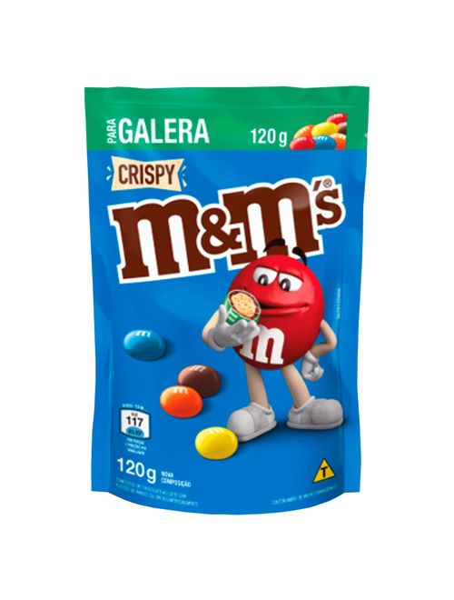 Confeito Chocolate M&Ms Crispy 120g - Mars