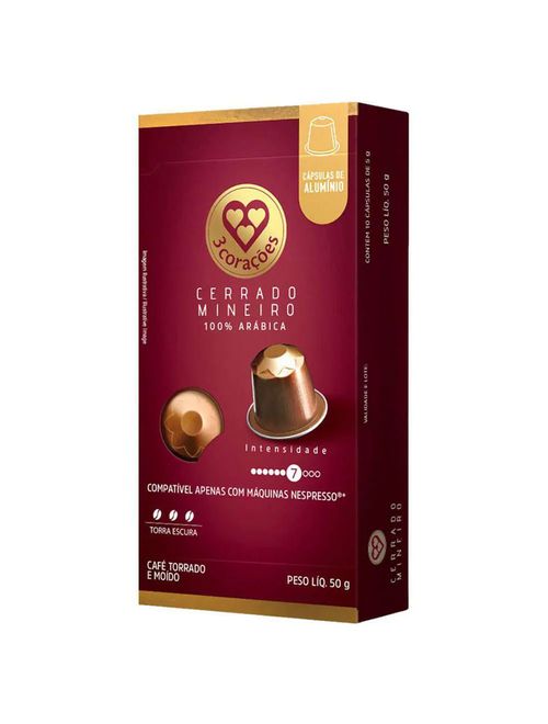 Cápsula de Espresso Cerrado c/10 - Três Corações