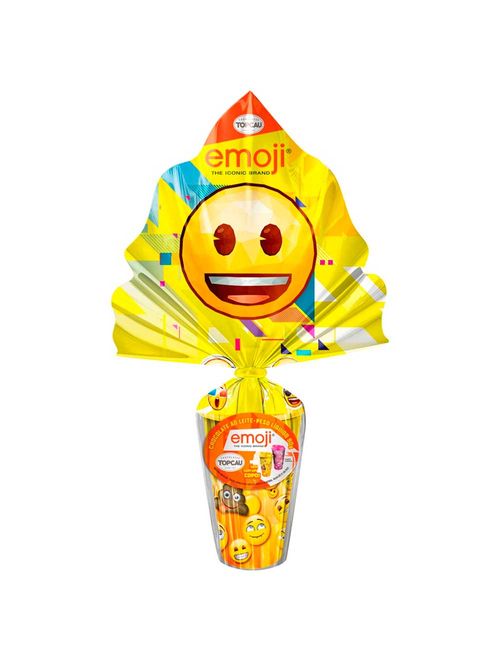 Ovo de Páscoa Chocolate Ao Leite Emoji 90g - Topcau