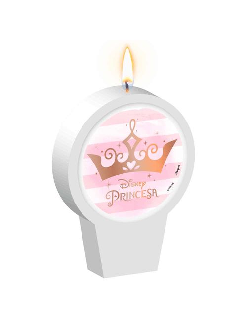 Princesas Disney Vela Decorada - Regina