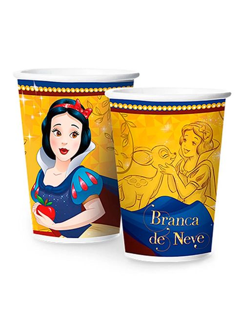Branca de Neve Clássica Copo Papel c/12 - Regina