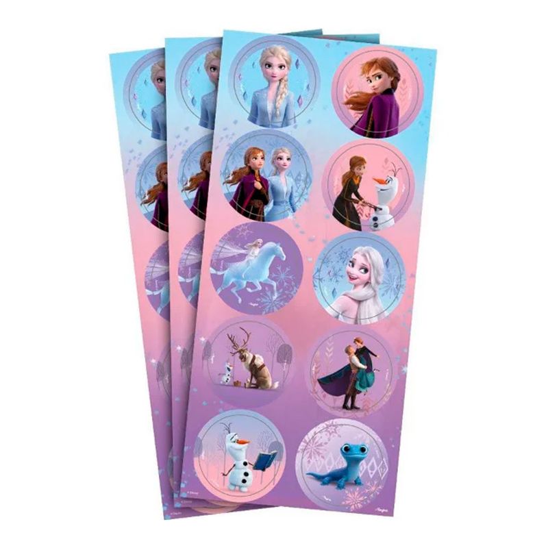 Frozen-Adesivo-Redondo-c-30---Regina
