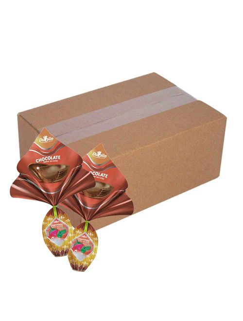 Ovo de Páscoa Sabor Chocolate ao Leite com Brinquedo 220g c/12 - Dublin