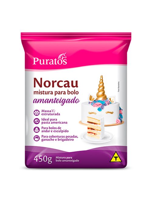 Mistura para Bolo Amanteigado 450g - Norcau