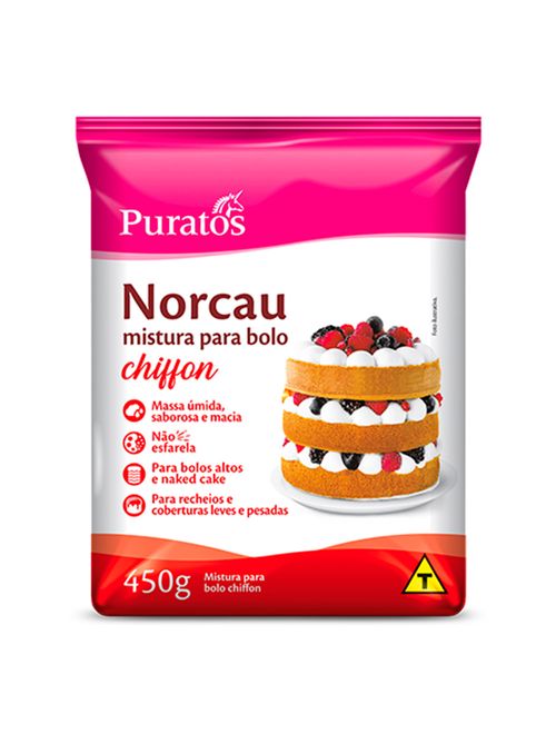 Mistura para Bolo Chiffon 450g - Norcau