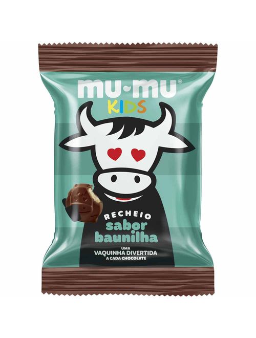 Chocolate Recheio Baunilha Mu Mu Kids c/24 - Neugebauer