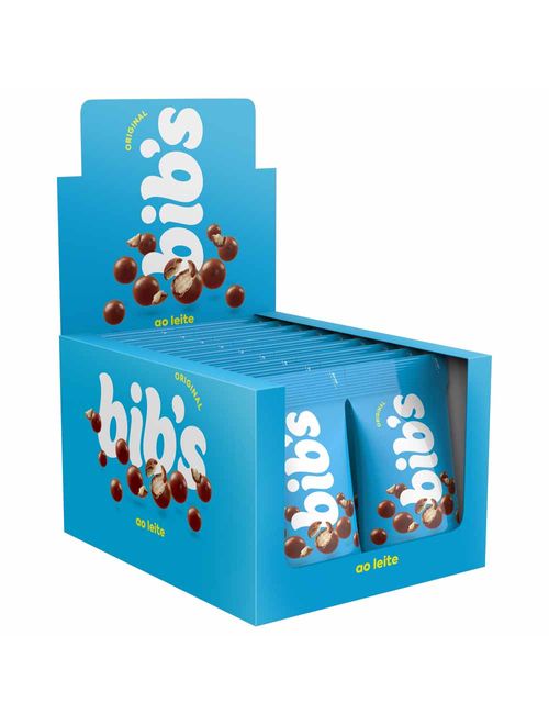 Chocolate Bibs Original Ao Leite Crocante 40g c/18 - Neugebauer