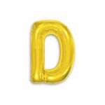 Balao-Metalizado-16----40cm-Ouro-Letra-D---Make