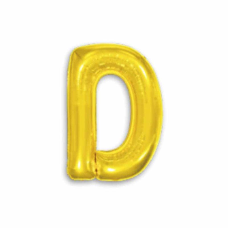 Balao-Metalizado-16----40cm-Ouro-Letra-D---Make